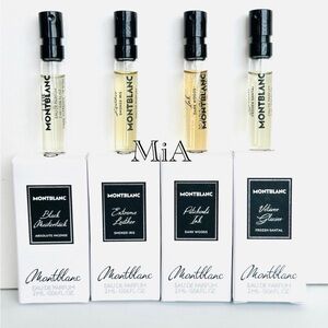 Montblanc Cologne / Perfume Sample For Men 4pcs (New Collection)